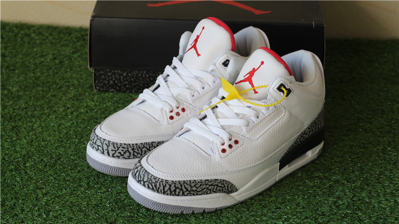 Authentic Air Jordan III 3s Retro 88s White Cement